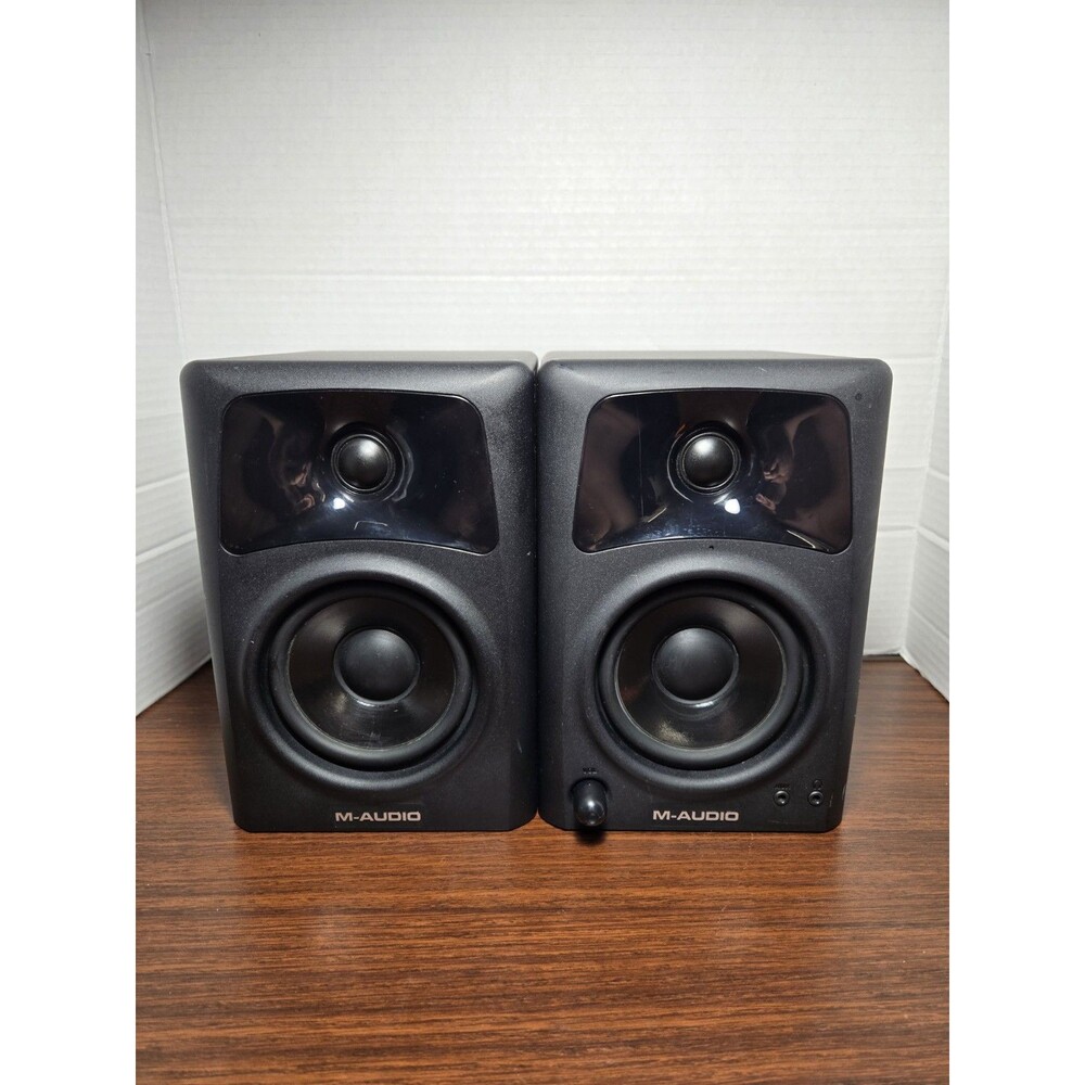 M-Audio AV42 Compact Desktop Studio Monitor Speaker Pair - Black